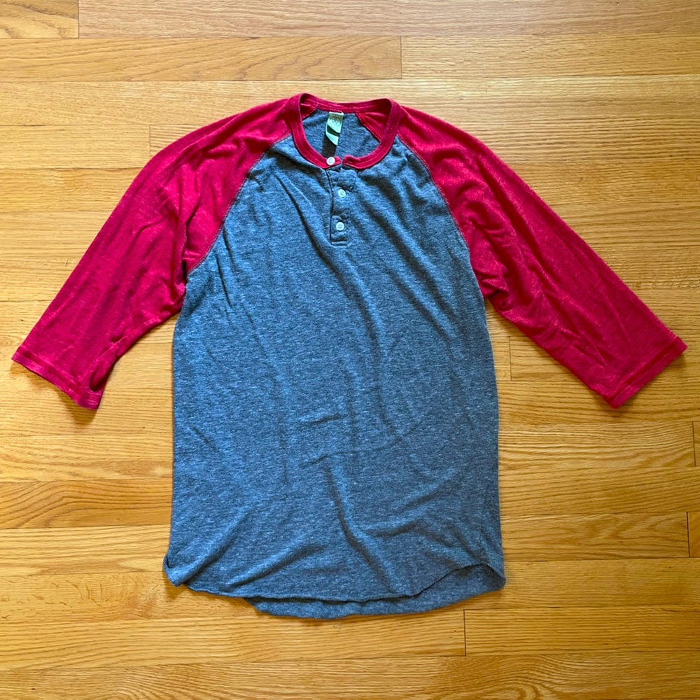 Mens Urban Outfitters 3/4 Sleeve T-Shirt